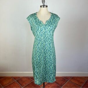 Simms Drifter Dress in Coastal Print Aqua